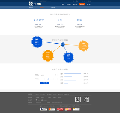 金融网站web界面设计